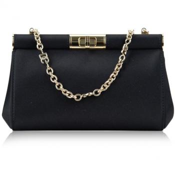 Dolce & Gabbana Women's Small Marlene Shoulder Bag in Black | BB7635A7630