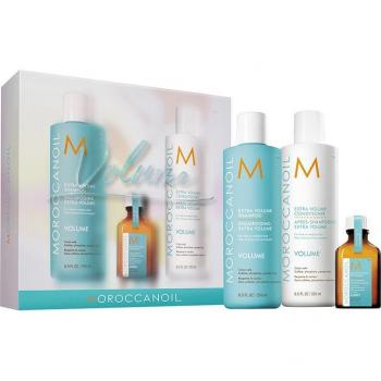 Moroccanoil Conjunto de Volume 2024: 250ml de Shampoo, 250ml de Condicionador e 25ml de Tratamento