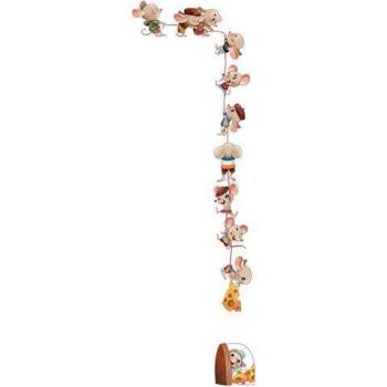 Pegatina de Ratón para Decoración de Pared en Habitaciones de Niños