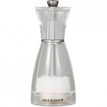Cole & Mason Precision Pina Salt Grinder, Acrylic, 12.8 x 5.5 x 5.5 cm