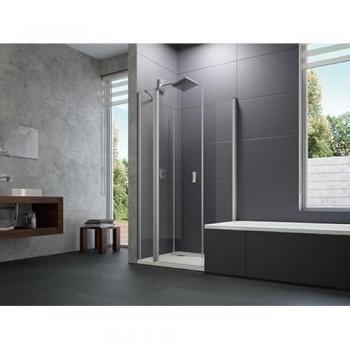 Schermo laterale mobile Design Pure a 4 angoli – Hüppe