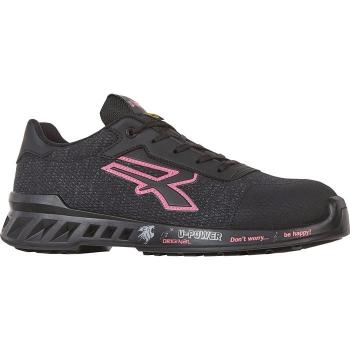 U-Power Sicherheitsschuh MICHELLE für Damen Größe 36 schwarz/rosa S1P SRC ESD