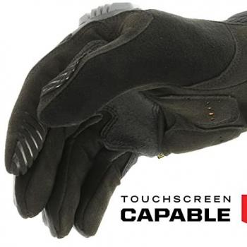 M‑Pact Mechanikerhandschuhe – Schwarz/Grau, Größe XXL, mit Palm