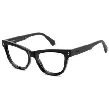Polaroid PLD D576 807 Women’s Glasses – Black, Size 51, Blue‑Light Blocked, Frame Only