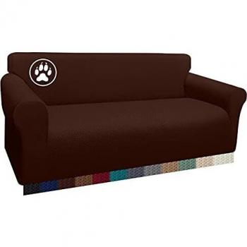 Luxurlife Jacquard Sofa Slipcover 3 Seater Non-Slip Elastic Bottom