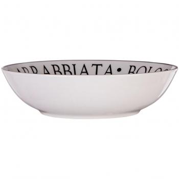 Contemporary Midnight Pasta Serving Dish