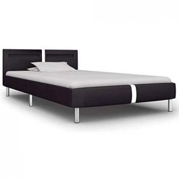 Sonata LED Bed Frame Artificial Leather 90x200 cm