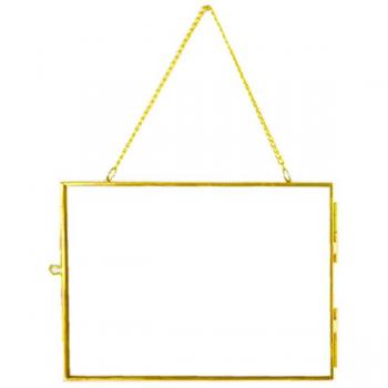 Cornice in Vetro con Catena Vintage
