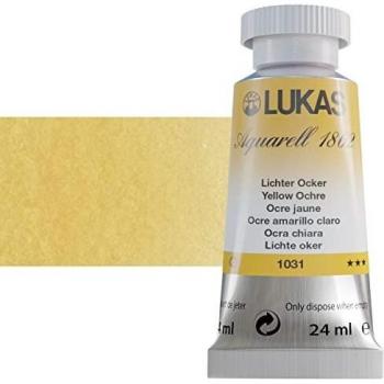 Ocre jaune Aquarelle Tube 24 ml Lukas 1862