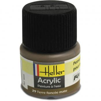 Peinture à maquette Terre Foncée Mat acrylique 12ml
