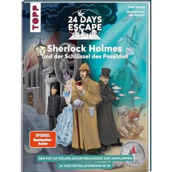 Frech 24 DAYS ESCAPE 3D Pop-Up-Adventskalender– Sherlock Holmes und der Schlüssel des Poseidon
