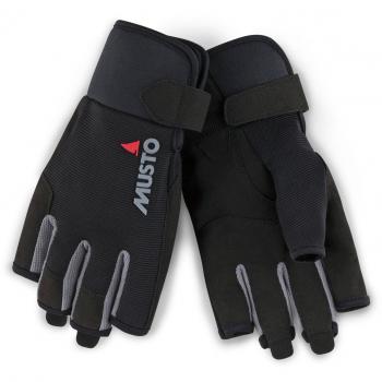 Musto Black XXL Sailing Gloves with Short Fingers