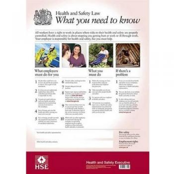 New Health and Safety Law Poster A3 FWC30