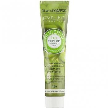 Pasta de manos y uña Olive y karité Glicerini Eveline 75 ml