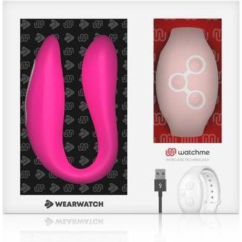 Vibratore telecomandato Wearwatch dual pleasure wireless technology fucsia e rosa