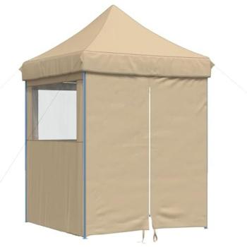 200×200×306 cm Beige Folding Party Tent, Oxford Fabric, VidaXL Edition