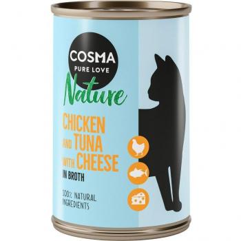 Lot Cosma Nature 24 x 140 g pour chat