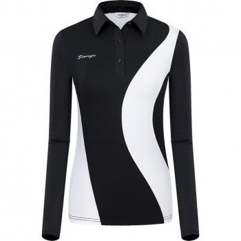 Ladies Breathable Long Sleeve Golf T-Shirt
