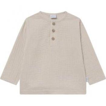 Camicia a maniche lunghe Solmig beige in mussola Kindsgard