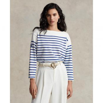 Polo Ralph Lauren Damenbluse 211891523001 Écru, Regular Fit