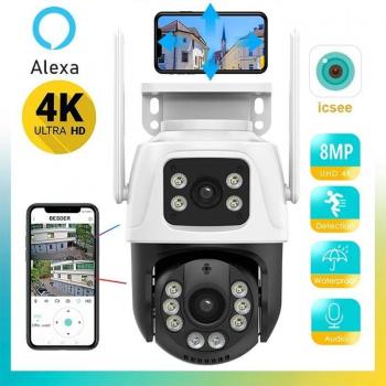 Telecamera CCTV 8MP PTZ per esterni