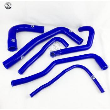 Pack de mangueras de radiador de silicona para SAAB 9000 91-98 B204 B234 2.0 2.3 AERO (6 unidades) rojo/azul/negro