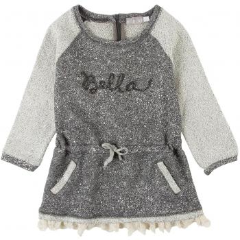 Robe Fille en Fleece, Boboli, Gris-Grau (Pizarra 8068), 6 Ans