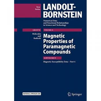 Magnetic Properties of Paramagnetic Compounds: Magnetic Susceptibility Data – Part 4