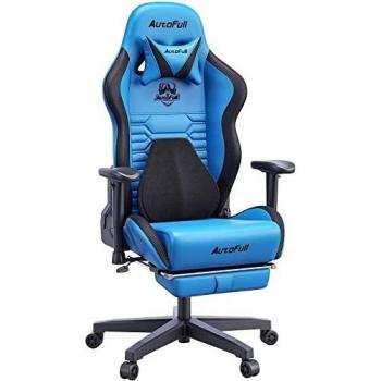AutoFull Gaming Chair – Sitzhöhe einstellbar, Fußstütze inklusive