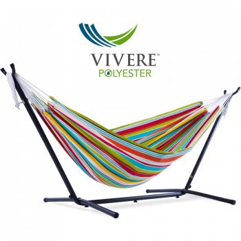 Hamac Ciao double Vivere C8POLY-10 avec support