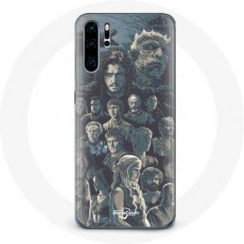Coque Huawei P30 Le Trône de Fer Saison 8 Affiche Personnages