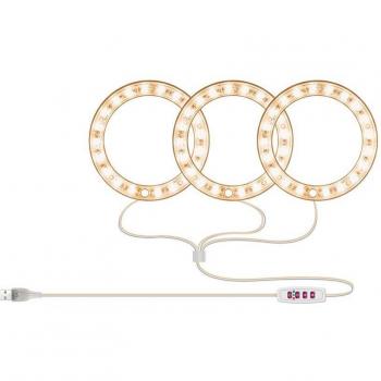 Indoor Plant Growth LED Light, Full Spectrum, USB Timer – Seedlings & Hydroponics