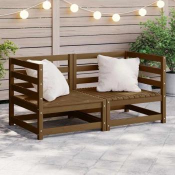 Prolenta Premium Angolo Giardino 2x Ambrato Legno Pino Massello