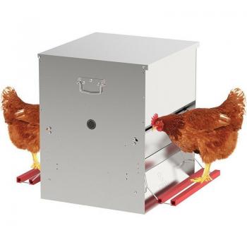 AVIMAC Comedero de Aves 50 kg con Apertura Mecánica