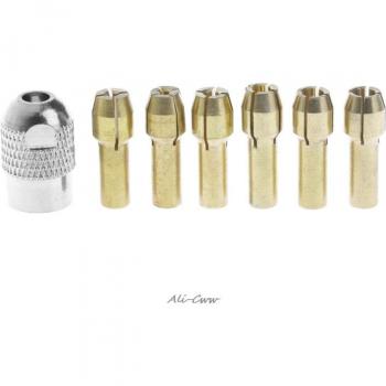 Dremel Zubehörpaket: Collets 1,0–3,2 mm + M8-Prüfer