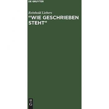 Wie Geschrieben Steht