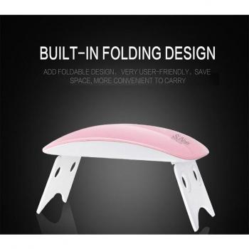 Compact 6W UV LED Nail Curing Lamp with USB
