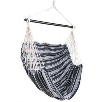 Hamac Lamia Gris Polyester Coton Bois 100x130x185 cm