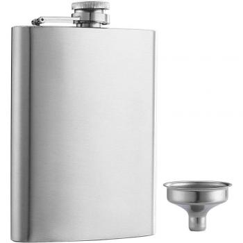 Portable Stainless Steel Flagon for Liquor