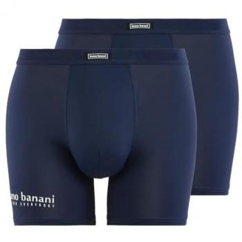 Bruno Banani Marine Baumwolle Herren Shorts 2 Stück