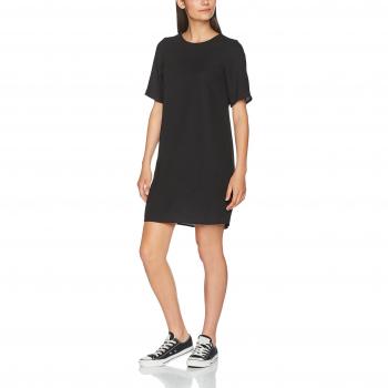 Vero Moda Vmgabby 2/4 Short Dress Noos Vestido, Negro