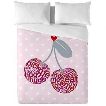 Juego de Sábanas Wild About Words Cherries Rosa/Fucsia Cama 150