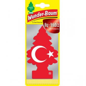 Wunder-Baum Auto-Lufterfrischer türkische Flagge Vanille