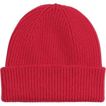 Bonnet en laine Merino Colorful Standard rouge