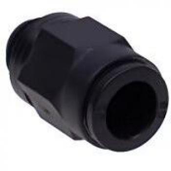 Mm G1/8 black plastic plug fitting