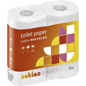 Satino MT1 Smart 2laags toiletpapier, 200 vellen wit – 062420