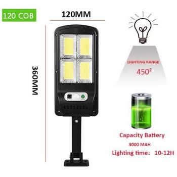 Iluminación Solar para Jardín con Detector de Movimiento