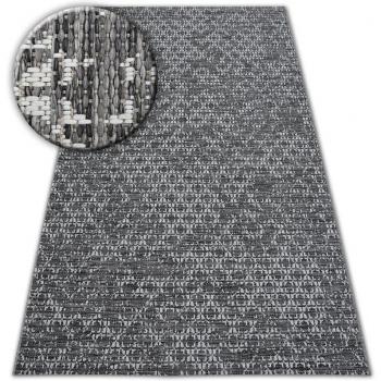 Tapis en Corde Sizal 21145 Boho Gris/Ivoire 140x200 cm