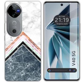 Estuche Mármol Vivo V40 5G