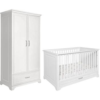 Ensemble Chambre Bébé Novelies : Lit 70x140 et Armoire